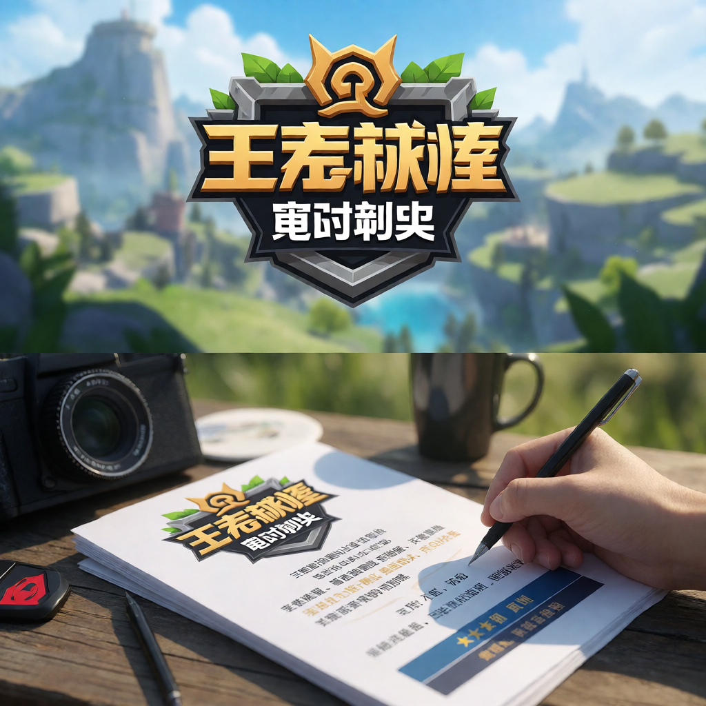 王者荣耀电竞赛事图标，王者峡谷风格画面